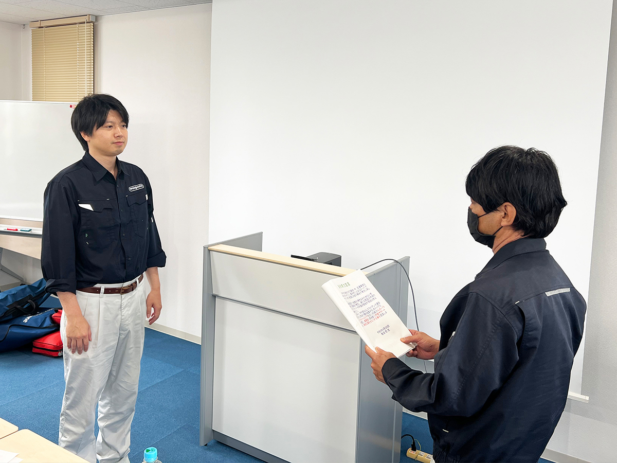 安全大会の様子